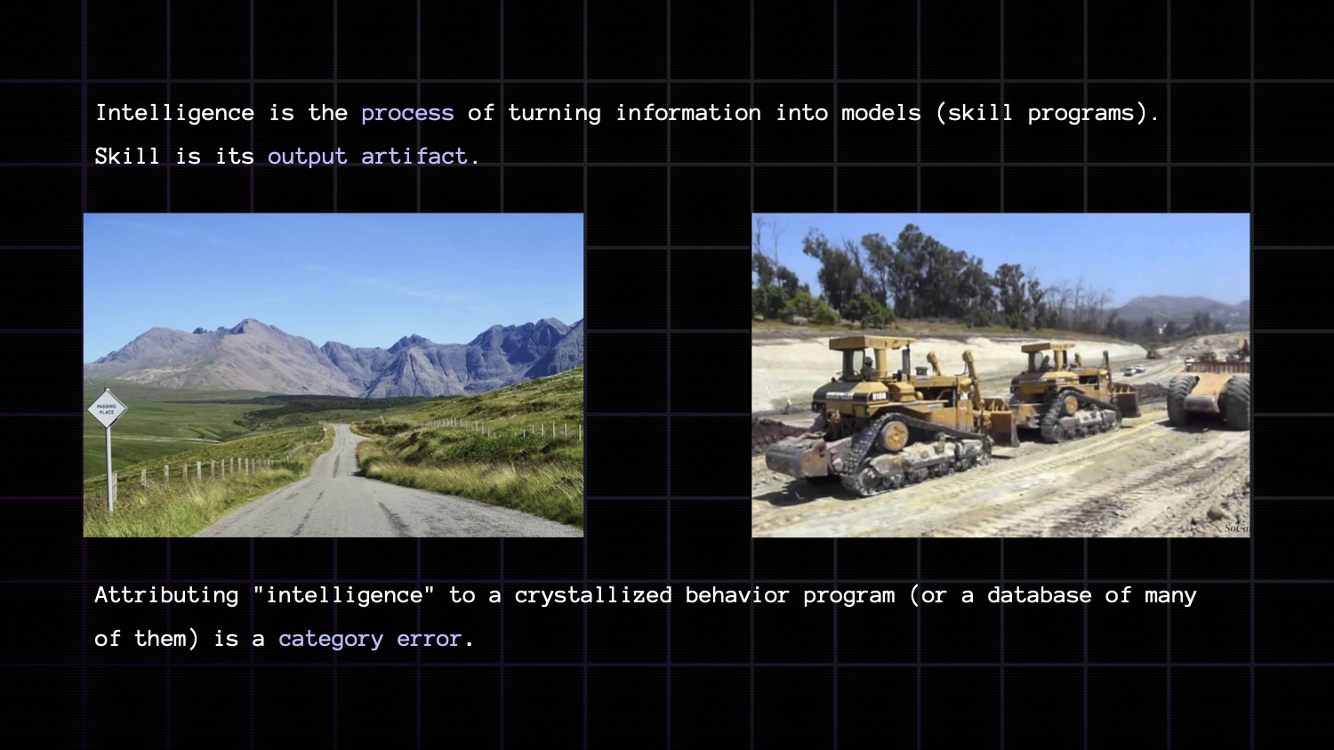 Road network vs road building company