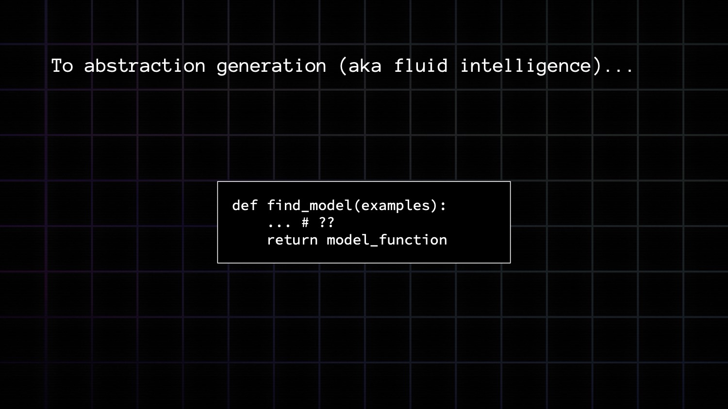 Abstraction generation